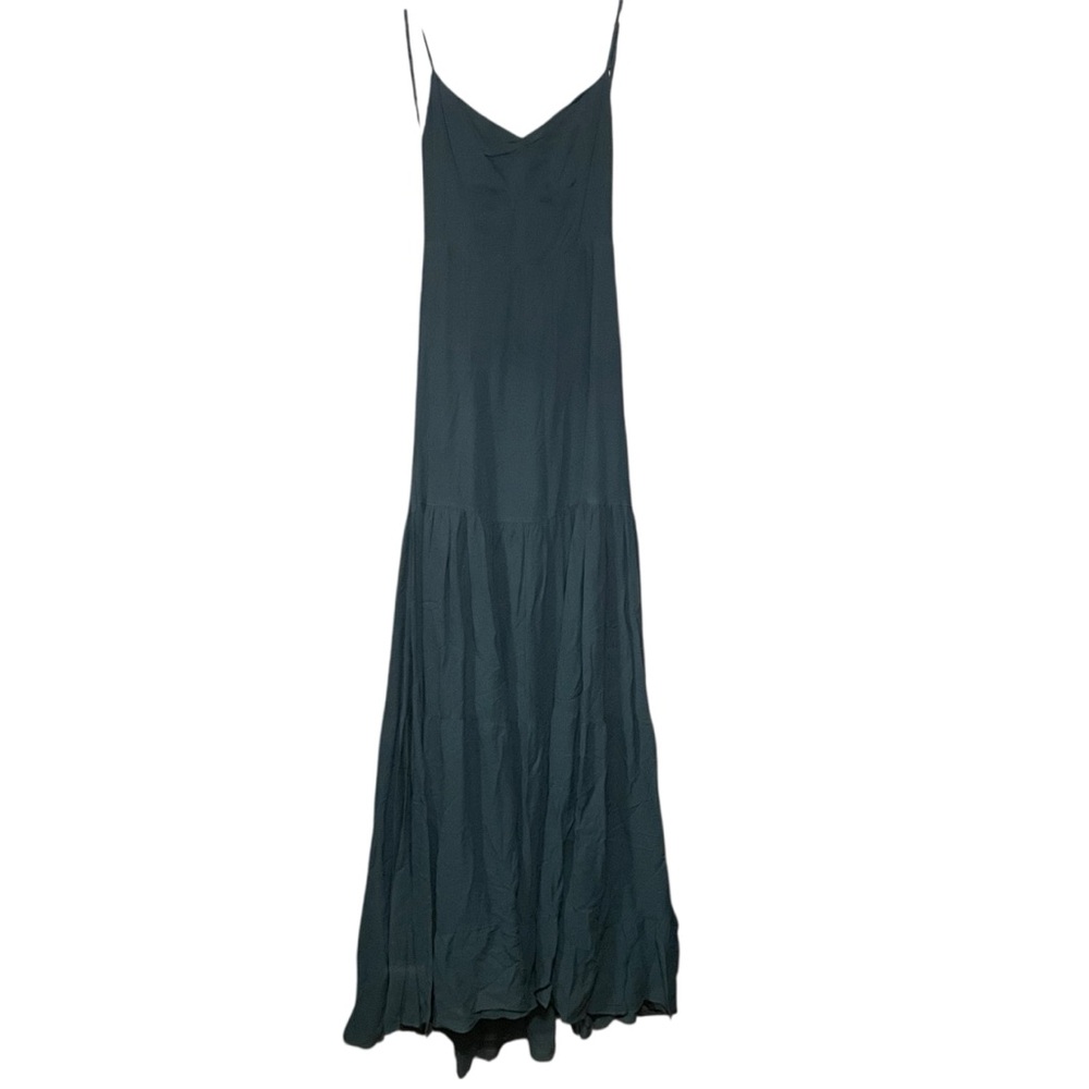 Reformation Black Figi Maxi Dress Open Back Size 6‎ Evening Feminine whimsical - Picture 4 of 11